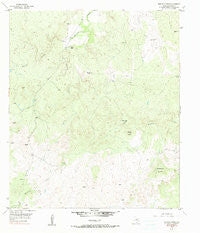 Buffalo Knob Texas Historical topographic map, 1:24000 scale, 7.5 X 7.5 Minute, Year 1955