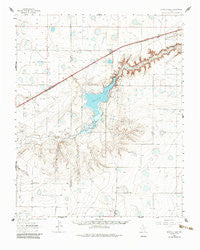 Buffalo Lake Texas Historical topographic map, 1:62500 scale, 15 X 15 Minute, Year 1961