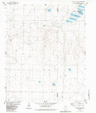 Buffalo Lake SW Texas Historical topographic map, 1:24000 scale, 7.5 X 7.5 Minute, Year 1984