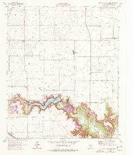 Buffalo Springs Lake Texas Historical topographic map, 1:24000 scale, 7.5 X 7.5 Minute, Year 1965