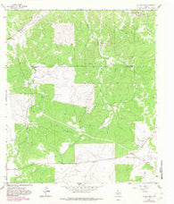 Buffalo Well Texas Historical topographic map, 1:24000 scale, 7.5 X 7.5 Minute, Year 1963