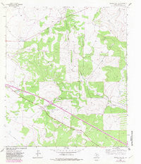 Buffalo Well SW Texas Historical topographic map, 1:24000 scale, 7.5 X 7.5 Minute, Year 1963