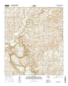 Buffalo Bluff Texas Current topographic map, 1:24000 scale, 7.5 X 7.5 Minute, Year 2016