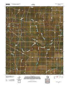 Buffalo Creek Texas Historical topographic map, 1:24000 scale, 7.5 X 7.5 Minute, Year 2010