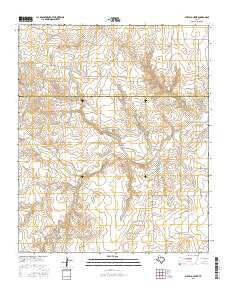 Buffalo Creek Texas Current topographic map, 1:24000 scale, 7.5 X 7.5 Minute, Year 2016