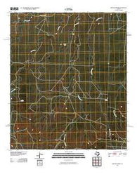 Buffalo Draw Texas Historical topographic map, 1:24000 scale, 7.5 X 7.5 Minute, Year 2010