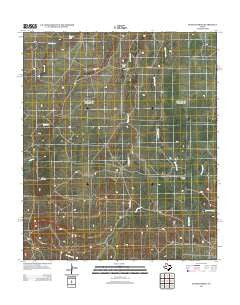 Buffalo Draw Texas Historical topographic map, 1:24000 scale, 7.5 X 7.5 Minute, Year 2012