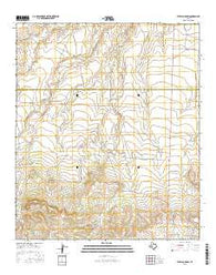 Buffalo Draw Texas Current topographic map, 1:24000 scale, 7.5 X 7.5 Minute, Year 2016