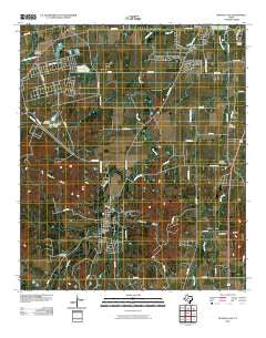 Buffalo Gap Texas Historical topographic map, 1:24000 scale, 7.5 X 7.5 Minute, Year 2010