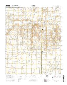 Buffalo Lake SW Texas Current topographic map, 1:24000 scale, 7.5 X 7.5 Minute, Year 2016