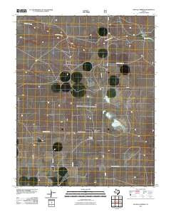 Buffalo Springs Texas Historical topographic map, 1:24000 scale, 7.5 X 7.5 Minute, Year 2011