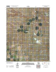 Buffalo Springs Texas Historical topographic map, 1:24000 scale, 7.5 X 7.5 Minute, Year 2012