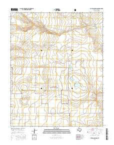 Buffalo Springs Texas Current topographic map, 1:24000 scale, 7.5 X 7.5 Minute, Year 2016