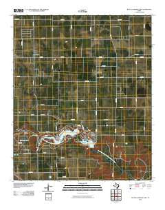 Buffalo Springs Lake Texas Historical topographic map, 1:24000 scale, 7.5 X 7.5 Minute, Year 2010