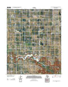 Buffalo Springs Lake Texas Historical topographic map, 1:24000 scale, 7.5 X 7.5 Minute, Year 2012
