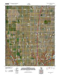Buffalo Stadium Texas Historical topographic map, 1:24000 scale, 7.5 X 7.5 Minute, Year 2010