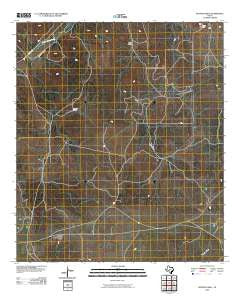 Buffalo Well Texas Historical topographic map, 1:24000 scale, 7.5 X 7.5 Minute, Year 2010