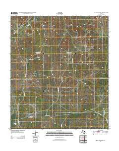 Buffalo Well Texas Historical topographic map, 1:24000 scale, 7.5 X 7.5 Minute, Year 2013