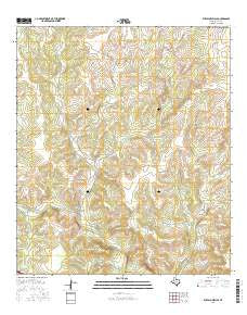 Buffalo Well SE Texas Current topographic map, 1:24000 scale, 7.5 X 7.5 Minute, Year 2016