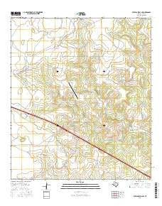 Buffalo Well SW Texas Current topographic map, 1:24000 scale, 7.5 X 7.5 Minute, Year 2016