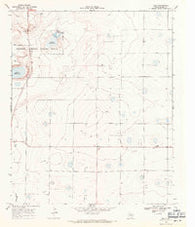Bula Texas Historical topographic map, 1:24000 scale, 7.5 X 7.5 Minute, Year 1968