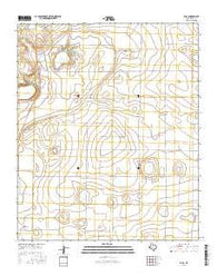 Bula Texas Current topographic map, 1:24000 scale, 7.5 X 7.5 Minute, Year 2016