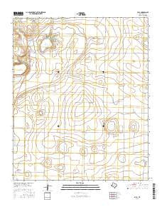 Bula Texas Current topographic map, 1:24000 scale, 7.5 X 7.5 Minute, Year 2016