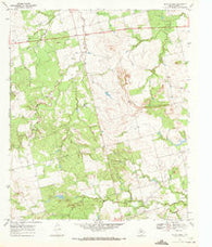 Bull Creek Texas Historical topographic map, 1:24000 scale, 7.5 X 7.5 Minute, Year 1969