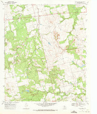 Bull Creek Texas Historical topographic map, 1:24000 scale, 7.5 X 7.5 Minute, Year 1969