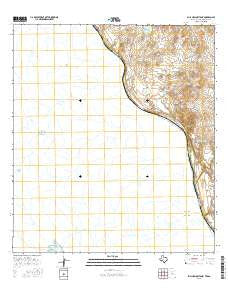 Bull Hollow Tank Texas Current topographic map, 1:24000 scale, 7.5 X 7.5 Minute, Year 2016