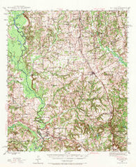 Bullard Texas Historical topographic map, 1:62500 scale, 15 X 15 Minute, Year 1946