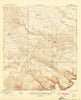 Bullis Gap Texas Historical topographic map, 1:62500 scale, 15 X 15 Minute, Year 1918
