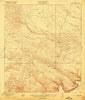 Bullis Gap Texas Historical topographic map, 1:62500 scale, 15 X 15 Minute, Year 1918