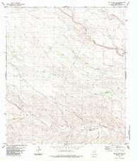 Bullis Gap NE Texas Historical topographic map, 1:24000 scale, 7.5 X 7.5 Minute, Year 1983
