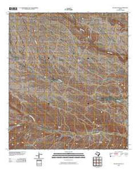 Bullis Gap NE Texas Historical topographic map, 1:24000 scale, 7.5 X 7.5 Minute, Year 2010