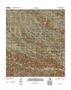 Bullis Gap NE Texas Historical topographic map, 1:24000 scale, 7.5 X 7.5 Minute, Year 2013