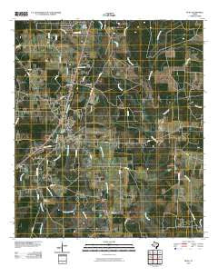 Buna Texas Historical topographic map, 1:24000 scale, 7.5 X 7.5 Minute, Year 2010