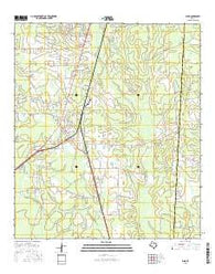 Buna Texas Current topographic map, 1:24000 scale, 7.5 X 7.5 Minute, Year 2016