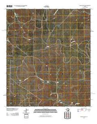 Bundy Ranch Texas Historical topographic map, 1:24000 scale, 7.5 X 7.5 Minute, Year 2010