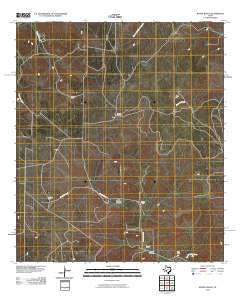 Bundy Ranch Texas Historical topographic map, 1:24000 scale, 7.5 X 7.5 Minute, Year 2010