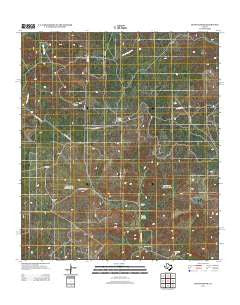 Bundy Ranch Texas Historical topographic map, 1:24000 scale, 7.5 X 7.5 Minute, Year 2012
