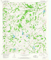 Bunyan Texas Historical topographic map, 1:24000 scale, 7.5 X 7.5 Minute, Year 1965