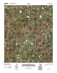 Bunyan Texas Historical topographic map, 1:24000 scale, 7.5 X 7.5 Minute, Year 2010
