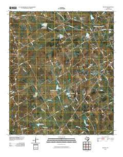 Bunyan Texas Historical topographic map, 1:24000 scale, 7.5 X 7.5 Minute, Year 2010