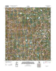 Bunyan Texas Historical topographic map, 1:24000 scale, 7.5 X 7.5 Minute, Year 2012