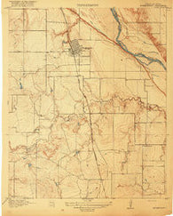 Burkburnett Texas Historical topographic map, 1:31680 scale, 7.5 X 7.5 Minute, Year 1918