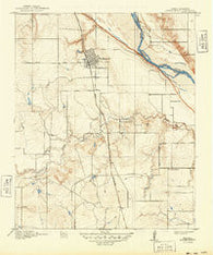 Burkburnett Texas Historical topographic map, 1:31680 scale, 7.5 X 7.5 Minute, Year 1918