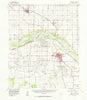 Burkburnett Texas Historical topographic map, 1:62500 scale, 15 X 15 Minute, Year 1957