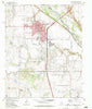 Burkburnett Texas Historical topographic map, 1:24000 scale, 7.5 X 7.5 Minute, Year 1972