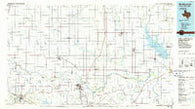 Burkburnett Texas Historical topographic map, 1:100000 scale, 30 X 60 Minute, Year 1985